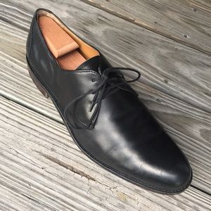 J&M Sheepskin Black Dress Shoes Men’s 11.5